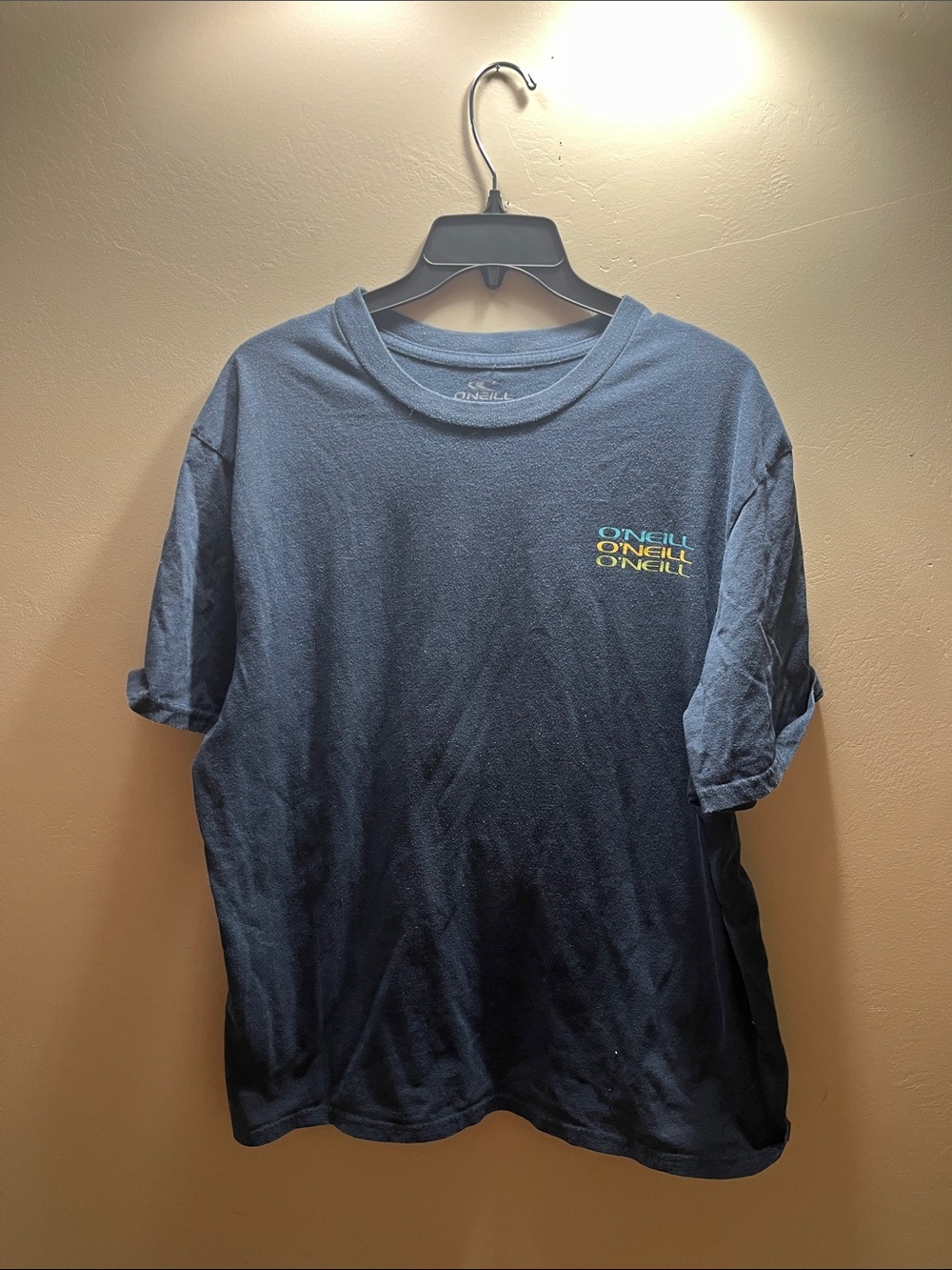 O'Neill Men's Dark Blue Short-Sleeve Logo Tee